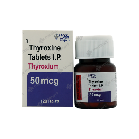THYROXIUM 50MCG TABLET 120'S