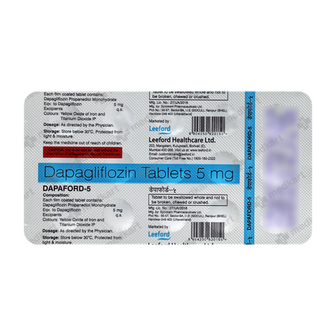 DAPAFORD 5MG TABLET 15'S