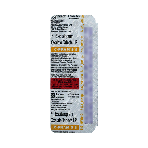 C PRAM S 5MG TABLET 10'S