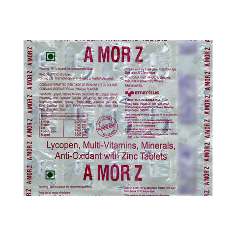 A MOR Z TABLET 15'S