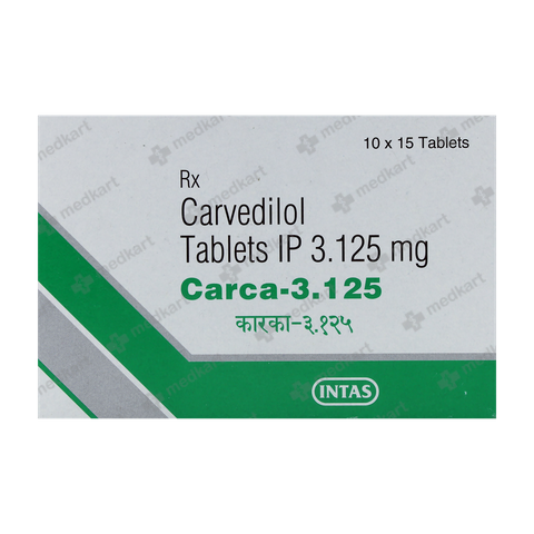 CARCA 3.125MG TABLET 15'S