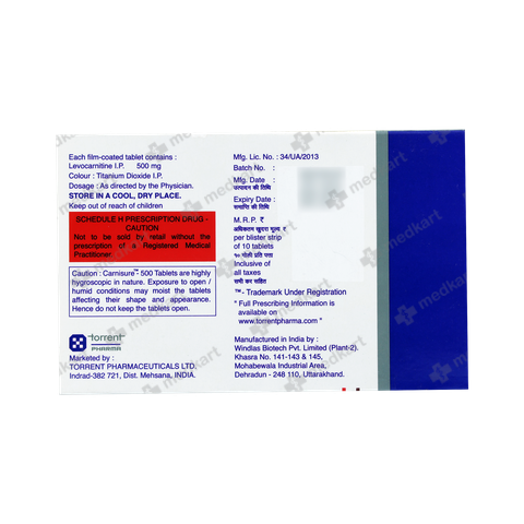 Buy CARNISURE 500 Online