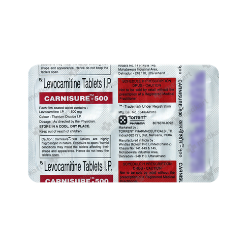 CARNISURE 500MG TABLET