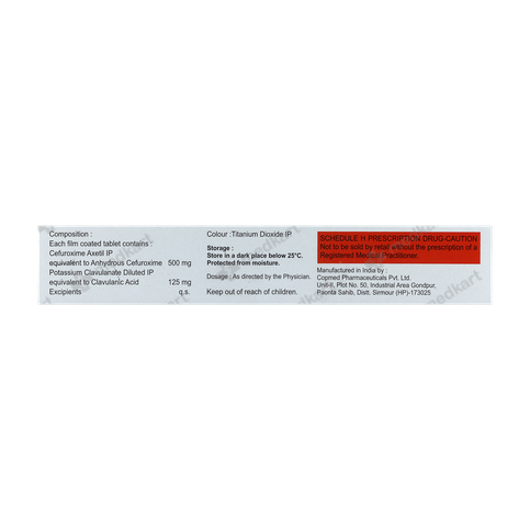 CEFAKIND CV 500MG TABLET 10'S