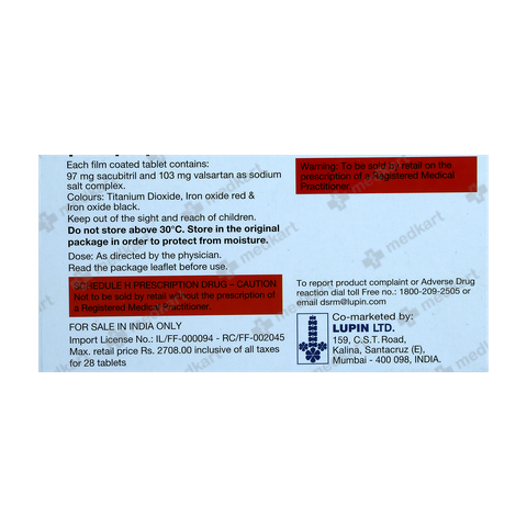 Affordable CIDMUS 200mg Tablet 7's for managing heart failure.