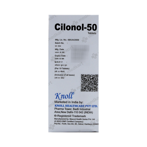 CILONOL 50MG TABLET 10'S