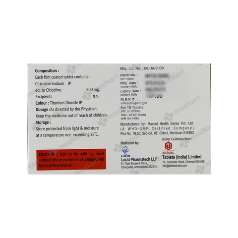Buy CITILIINE 500 Online