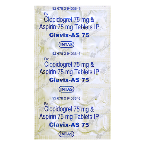 CLAVIX AS 75MG TABLET 15'S