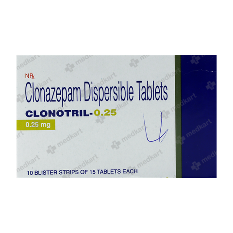 CLONOTRIL 0.25MG TABLET 15'S