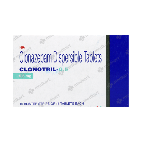 CLONOTRIL 0.5MG TABLET 15'S