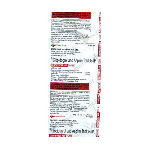 CLOPISTATUS ASP 75/150