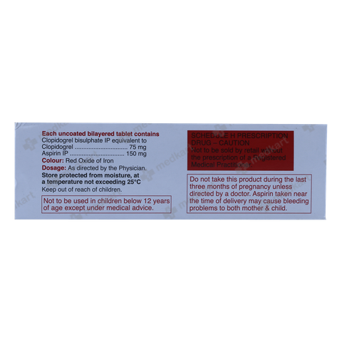 Best offer on CLOPIVAS AP 150MG Tablet – Check Medkart