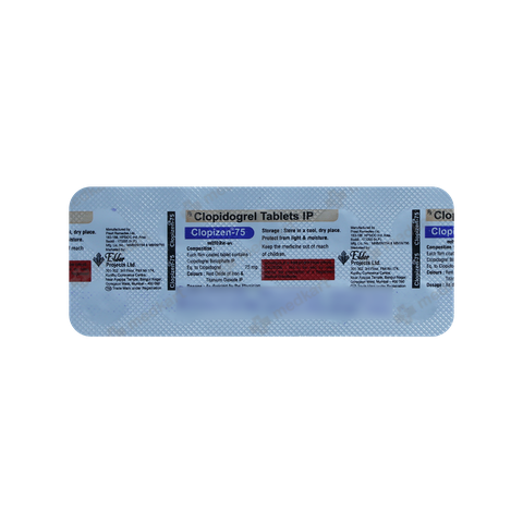 CLOPIZEN 75MG TABLET 10'S