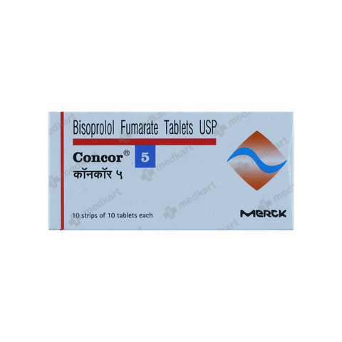CONCOR 5MG TABLET 10'S