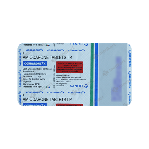 CORDARONE X 200MG TABLET 10'S