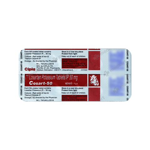 COSART 50MG TABLET 10'S