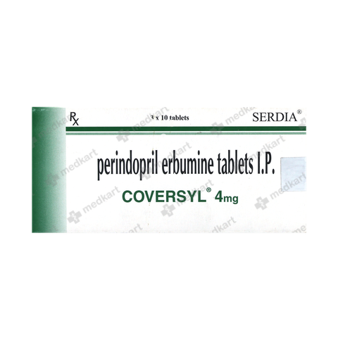 COVERSYL 4MG TABLET 10'S