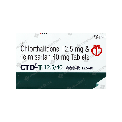 CTD T 12.5/40MG TABLET 15'S