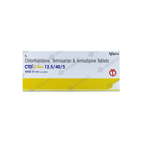 CTD T AM 12.5/40/5 TABLET 10'S