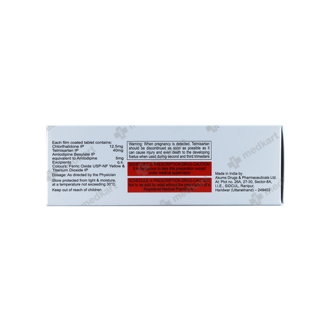CTD T AM 12.5/40/5 TABLET 10'S