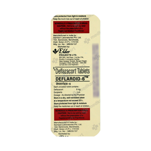 DEFLAROID 6MG TABLET 10'S
