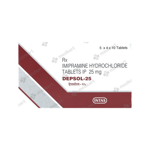 DEPSOL 25MG TABLET 10'S