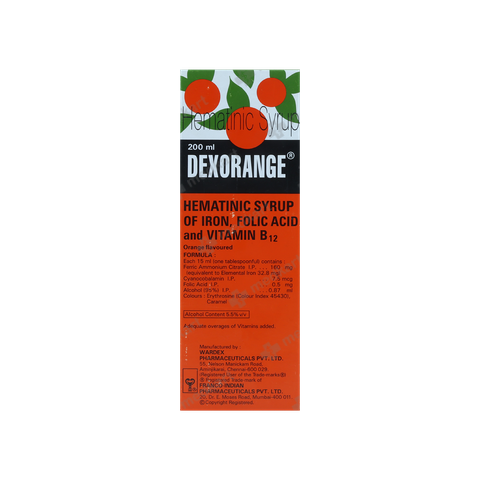 DEXORANGE SYRUP 200 ML
