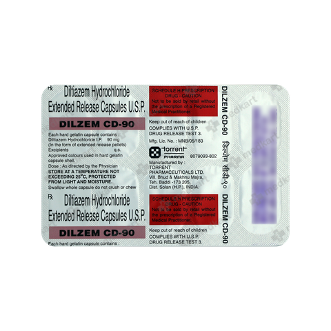 DILZEM CD 90MG CAPSULE 10'S
