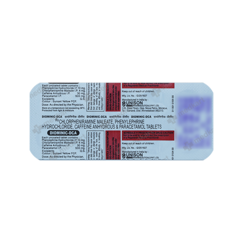 DIOMINIC DCA TABLET 10'S