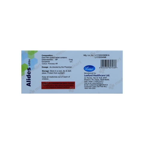 Tab dazit online 5mg