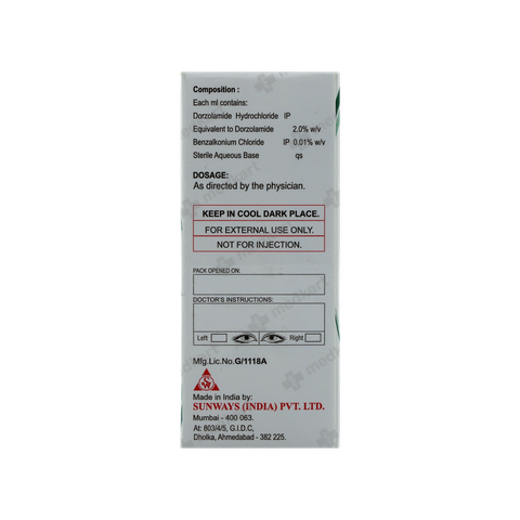 DORSUN EYE DROPS 5 ML