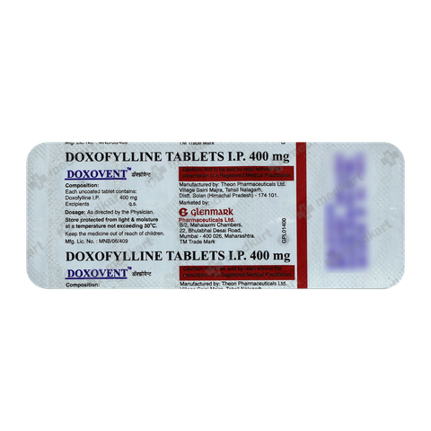 DOXOVENT 400MG TABLET 10'S