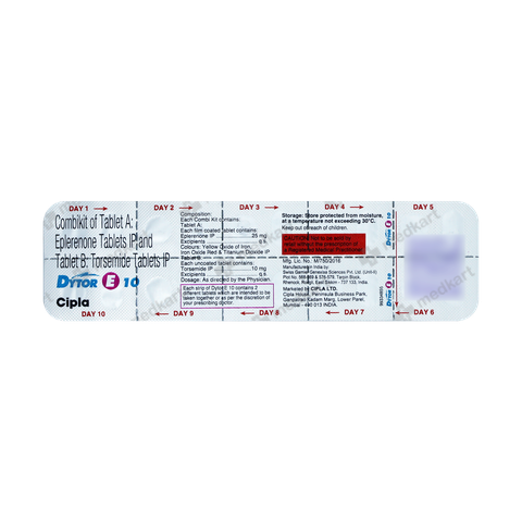 DYTOR E 10MG TABLET 20'S