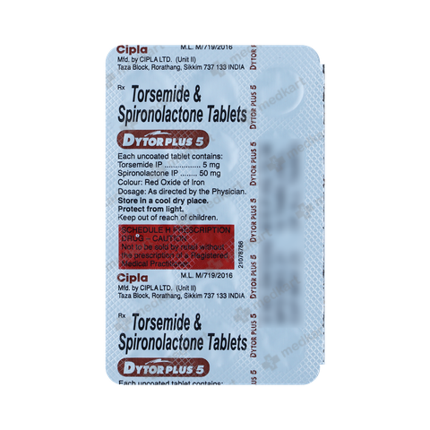 DYTOR PLUS 5MG TABLET 15'S