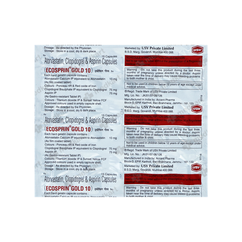 ECOSPRIN GOLD 10MG price