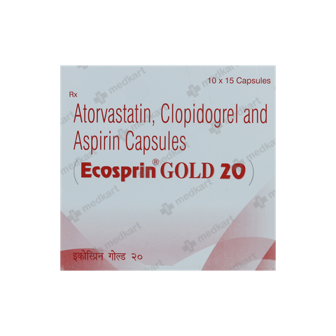 Order Ecosprin Gold 20 online at Medkart"