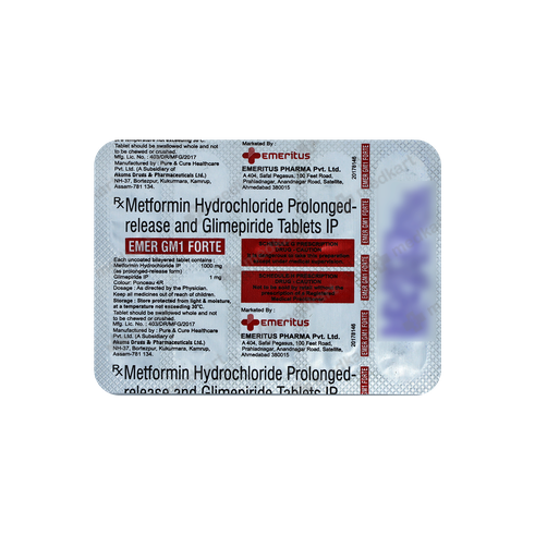 EMER GM 1MG FORTE TABLET 10'S