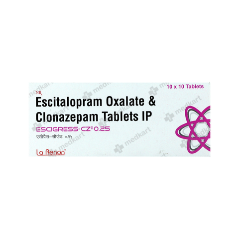 ESCIGRESS CZ 0.25MG TABLET 10'S