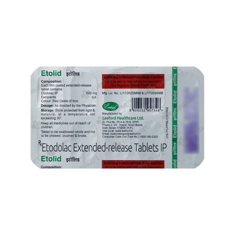 ETOLID TABLET 10'S