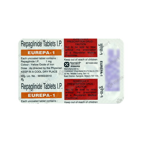 EUREPA 1MG TABLET 15'S