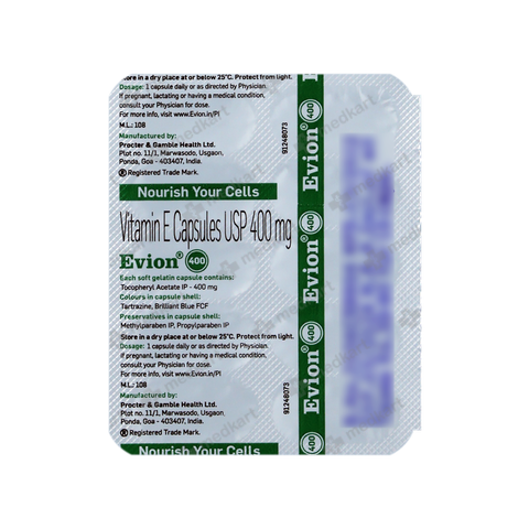 EVION 400MG CAPSULE 10'S