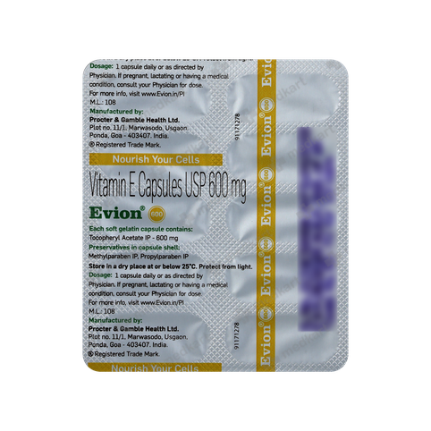 EVION 600MG CAPSULE 10'S