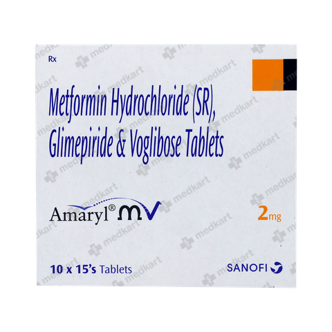 AMARYL MV 2MG TABLET 15'S