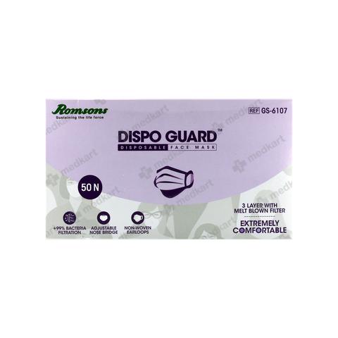 FACEMASK 3 PLY ELASTIC BLUE (DPCO)