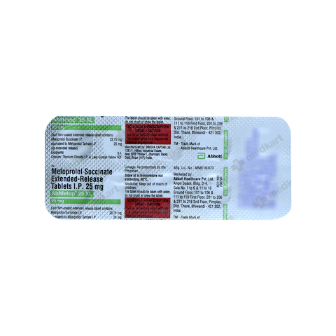 ABMETOP 25MG XL TABLET 10'S