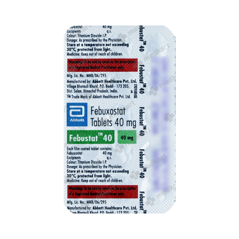 FEBUSTAT 40MG TABLET 15'S