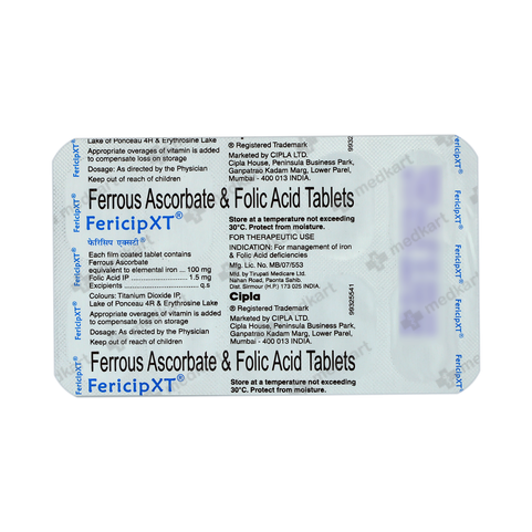 FERICIP XT TABLET 10'S