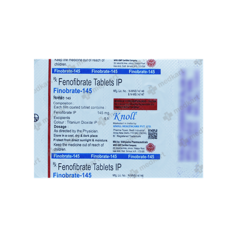 Buy Finobrate 145 Tablet for Cholesterol Management – Order Online