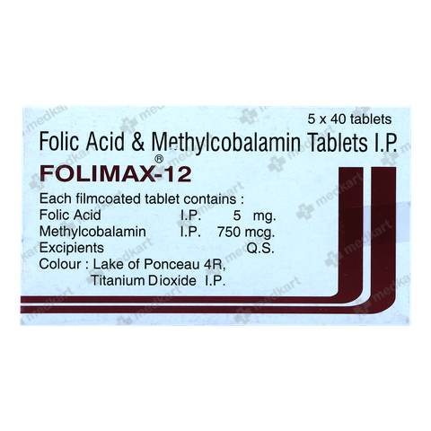 FOLIMAX 12MG TABLET 10'S