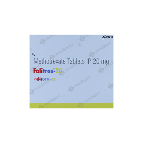 FOLITRAX 20MG TABLET 4'S